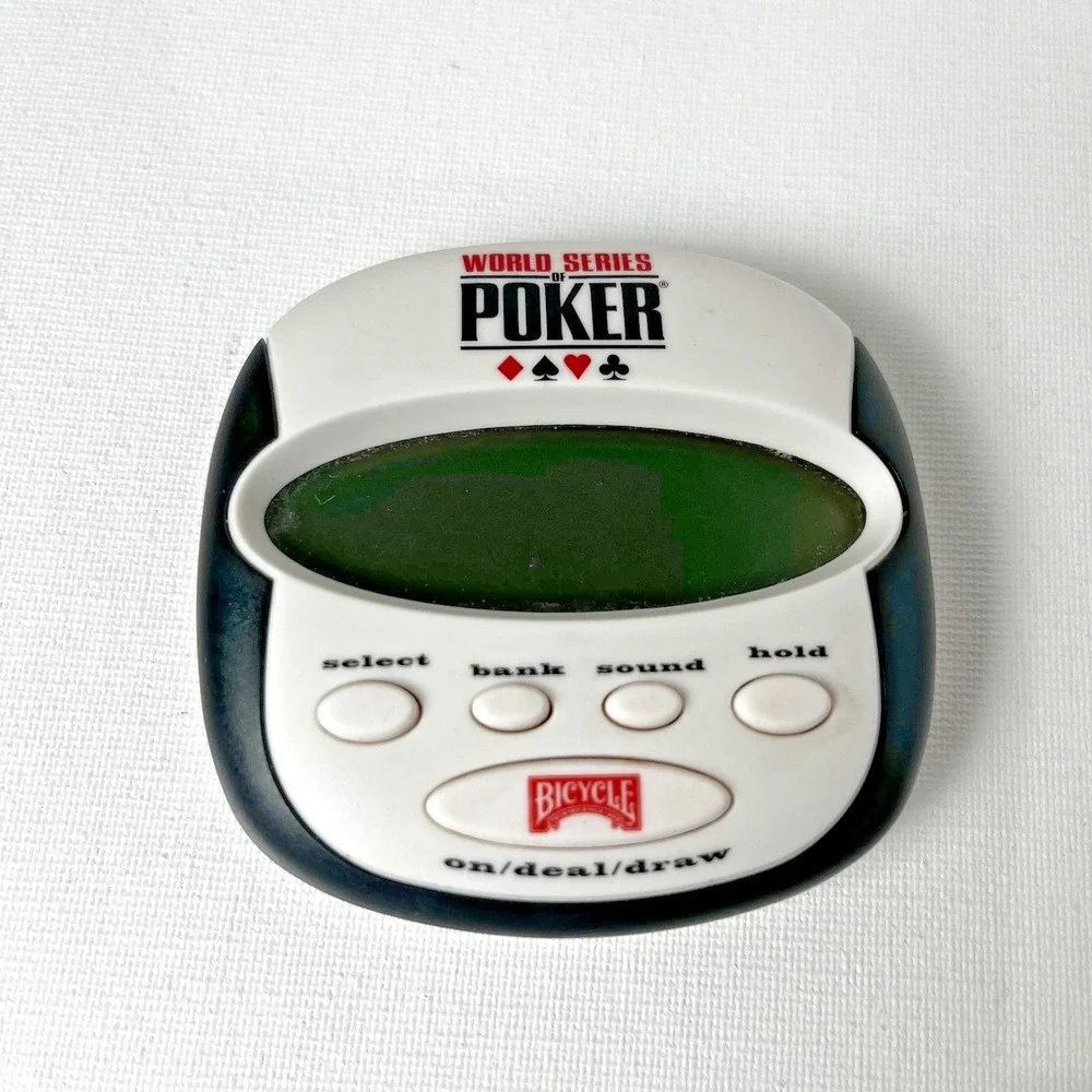 World Series of Poker‎ Electronic Handheld Game WSOP Bicycle Tested Working